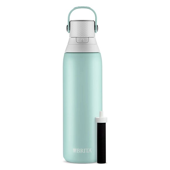 Brita Premium Stainless Steel Leak Proof Filtered Water Bottle w/ Straw - Picture 1 of 5